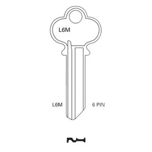 Jet L6M-JET Key Blank