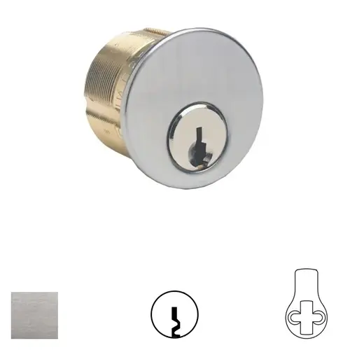 Mortise Cylinder Satin Chrome Mortise Cylinder Satin Chrome