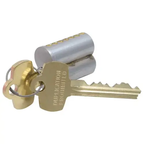 Keyed Alike and Master Keyed SFIC 7-Pin Core Satin Chrome Keyed Alike and Master Keyed SFIC 7-Pin Core Satin Chrome