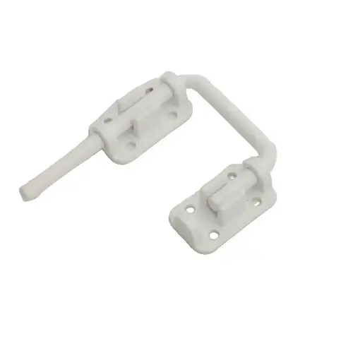 Patio Door Drop-In Secure Latch Bolt White Powder Coat