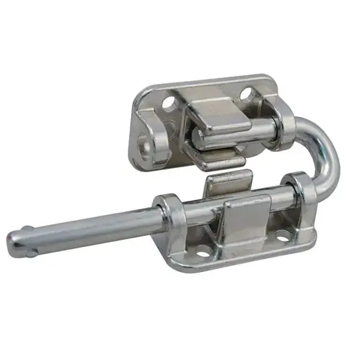 Patio Door Drop-In Secure Latch Bolt Nickel Plated