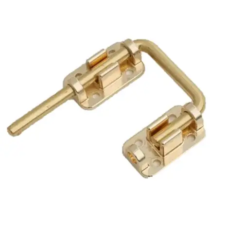 Patio Door Drop-In Secure Latch Bolt Brass Plated