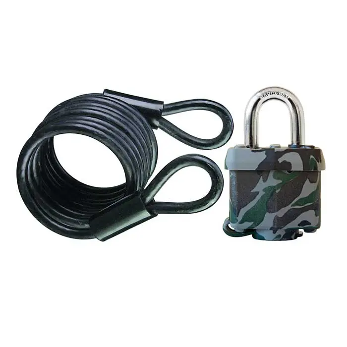 Master Lock Padlock with Cable 1317DSPT