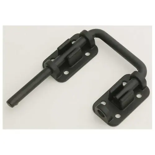 Patio Door Drop-In Secure Latch Bolt Black Powder Coat
