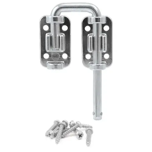 Patio Door Drop-In Secure Latch Bolt Nickel Plated