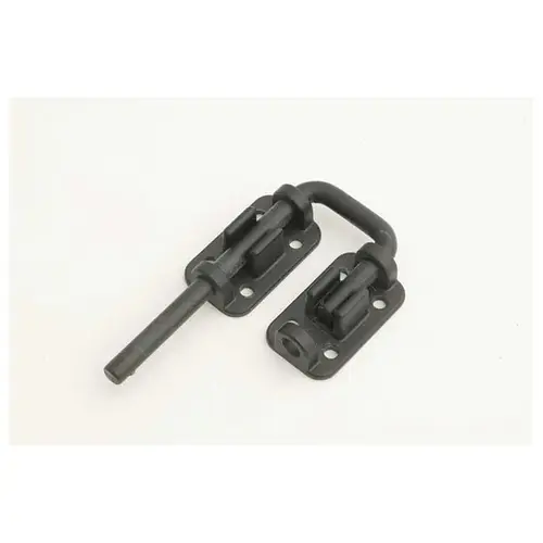 Patio Door Drop-In Secure Latch Bolt Black Powder Coat