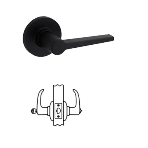 Daylon Keyed Entry Lever Iron Black Daylon Keyed Entry Lever Iron Black