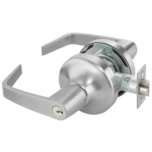 4700LN Lever Lock, Entry Satin Chrome 4700LN Lever Lock, Entry Satin Chrome