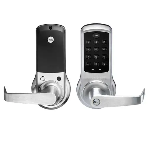 Nextouch Keypad Access Bored Lock w/PushButton Keypad Satin Chrome Nextouch Keypad Access Bored Lock w/PushButton Keypad Satin Chrome