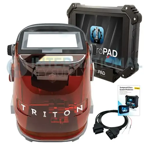 Triton Key Cutting Machine + AUTO PRO PAD LITE Full Promotional Bundle