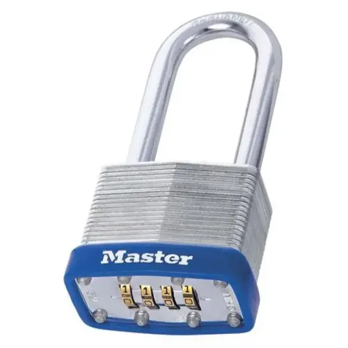 Combination Lock: Laminated Steel, 2" Wide Combination Lock: Laminated Steel, 2" Wide
