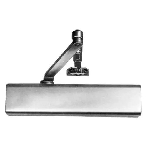 8000 Series Surface Door Closer with Delayed Action Aluminum Painted 8000 Series Surface Door Closer with Delayed Action Aluminum Painted