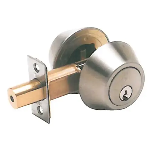 IC Double Cylinder Deadbolt Satin Stainless Steel