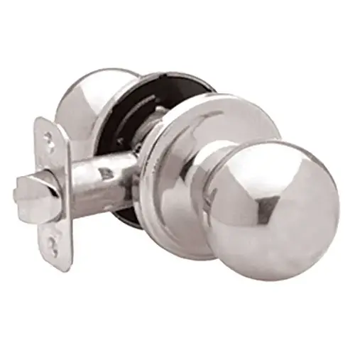 Grade 3 Passage Knob Latch Satin Stainless Steel