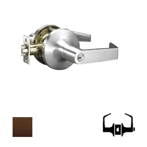 Grade 1 Privacy Lever Lock Oil Rubbed Dark Bronze