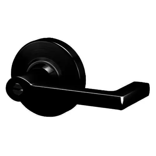 Performance Series Bath Bed Privacy Cylindrical Lock with Longitude Lever with 47272065 Latch and 47267101 Strike Matte Black Finish Performance Series Bath Bed Privacy Cylindrical Lock with Longitude Lever with 47272065 Latch and 47267101 Strike Matte Black Finish