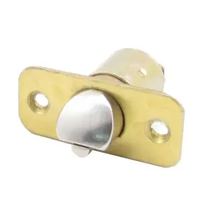 PLS K3LG-US3-ADJ Adjustable Guarded Latch for Keyed Function Knob or Lever Bright Polished Brass