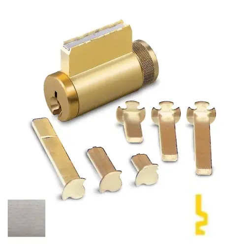 Standard Key-in-Lever Core, Satin Chrome Standard Key-in-Lever Core, Satin Chrome