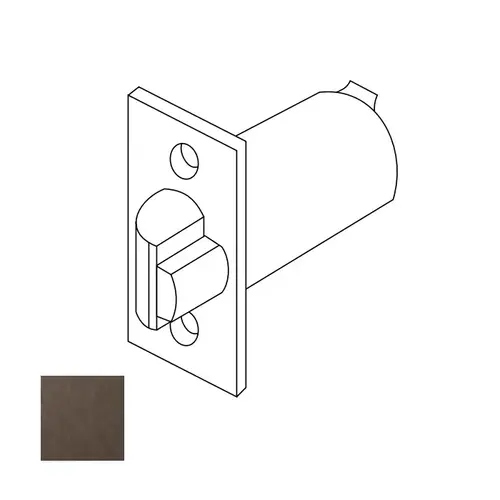 5300 series Deadlatching Latchbolt, Dark Oxidized Satin Bronze