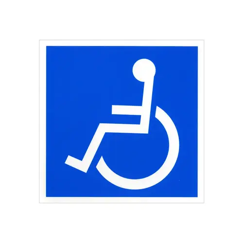 6 x 6 Handicapped Symbol Decal 6 x 6 Handicapped Symbol Decal