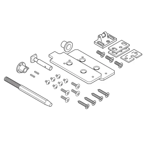 Surface Vertical Rod Exit Device Mounting Pack