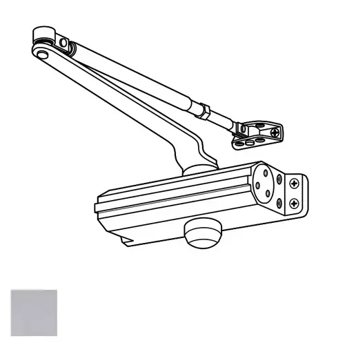 DC300 Series Surface Applied Door Closer Aluminum Painted DC300 Series Surface Applied Door Closer Aluminum Painted