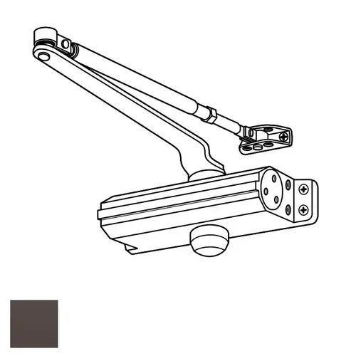 DC300 Series Surface Applied Door Closer Dark Bronze Painted