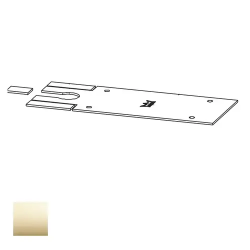 BTS-80 Floor Closer Cover Plate, Bright Polished Brass BTS-80 Floor Closer Cover Plate, Bright Polished Brass