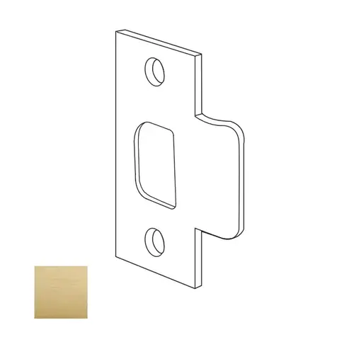 T Strike with Dust Box, Satin Brass T Strike with Dust Box, Satin Brass