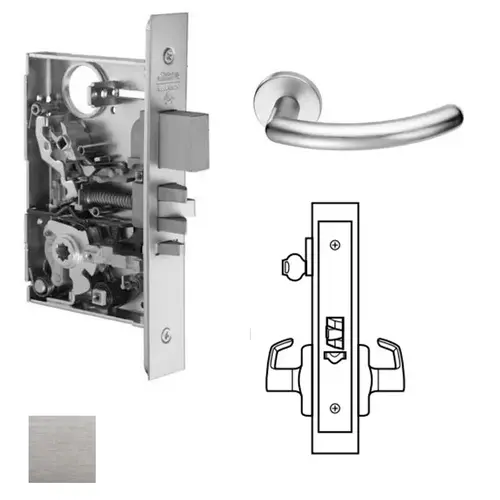 ML2055 Mortise Classroom Lever Lockset Satin Chrome ML2055 Mortise Classroom Lever Lockset Satin Chrome