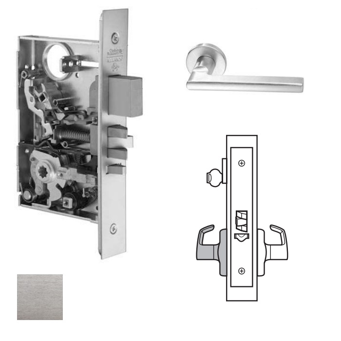 Corbin Russwin ML2057-102X-626-LC ML2057 Mortise Storeroom Lever