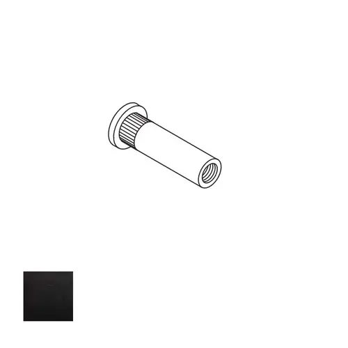 1/4-20 Sex Nuts and Machine Screws For 1-3/8" Door-4 Pieces, Dark Bronze Painted 1/4-20 Sex Nuts and Machine Screws For 1-3/8" Door-4 Pieces, Dark Bronze Painted