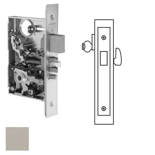 ML2013 Mortise Cylinder x Thumbturn Deadlock Satin Stainless Steel ML2013 Mortise Cylinder x Thumbturn Deadlock Satin Stainless Steel