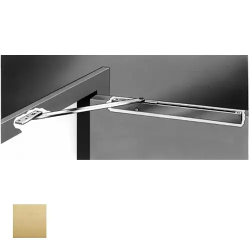 690 Series 698 Heavy Duty Overhead Concealed Mount Satin Brass 690 Series 698 Heavy Duty Overhead Concealed Mount Satin Brass