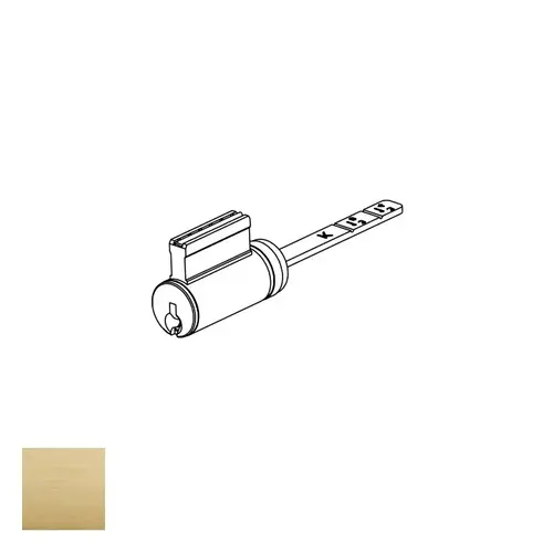 2807 Deadbolt Cylinder, Satin Brass 2807 Deadbolt Cylinder, Satin Brass