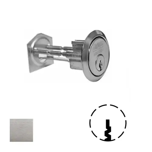 3010 Series Security Rim Cylinder Satin Chrome 3010 Series Security Rim Cylinder Satin Chrome