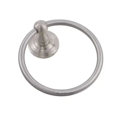 Walden Towel Ring, Satin Nickel