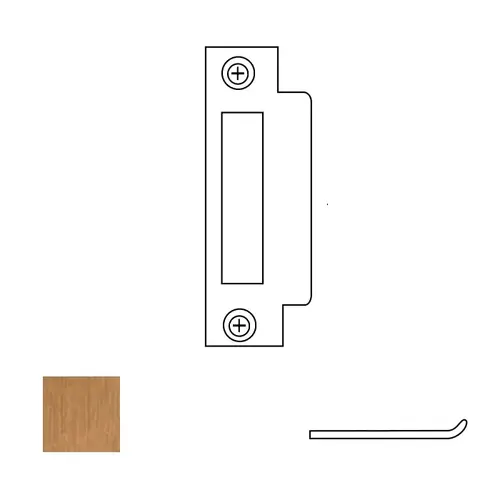 2815 Mortise C-Lip Strike, 1-1/4" Lip Satin Bronze 2815 Mortise C-Lip Strike, 1-1/4" Lip Satin Bronze