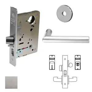 Sargent 8256-LNMI-26D Inner Entry Office Mortise Lock with MI