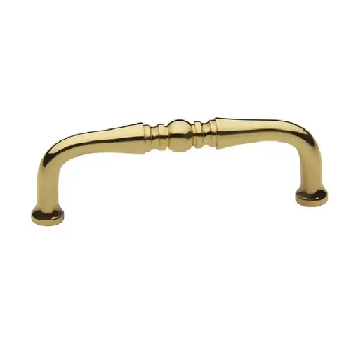 Colonial Cabinet Pull Polished Brass Colonial Cabinet Pull Polished Brass