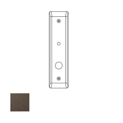 8800 Mortise Outside Escutcheon, Emergency Hole and Grip, Dark Oxidized Satin Bronze 8800 Mortise Outside Escutcheon, Emergency Hole and Grip, Dark Oxidized Satin Bronze