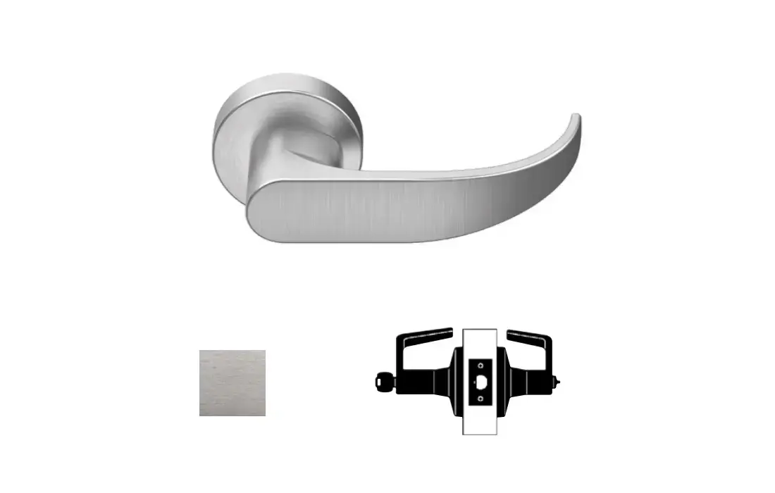 Falcon W511PD6-QUA-626 W Series Entry/Office Lock Satin Chrome Buy Now