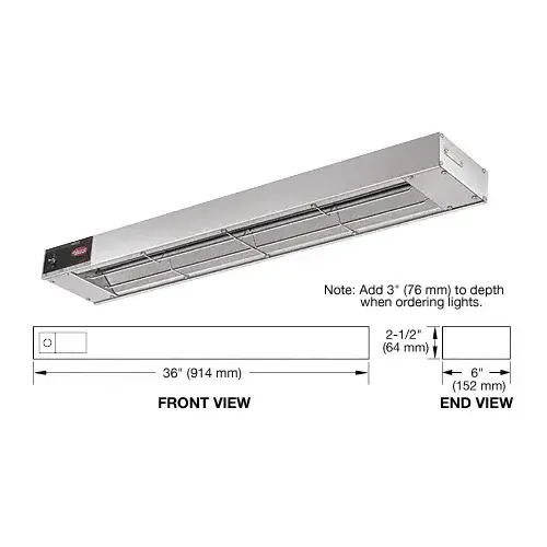 36" 800 Watt Hatco Glo-Ray Food Warmer 36" 800 Watt Hatco Glo-Ray Food Warmer