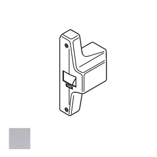 2100F Exit Device Latch Head Cover, Aluminum Painted