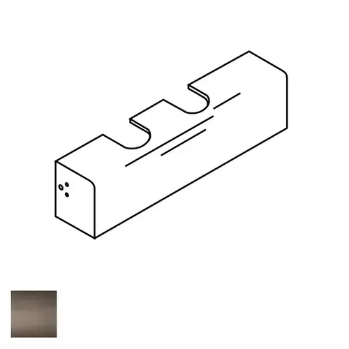 3000 Series Closer Full Cover, Dark Bronze Painted