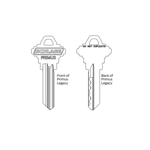 Primus Control Key Blank CP Keyway