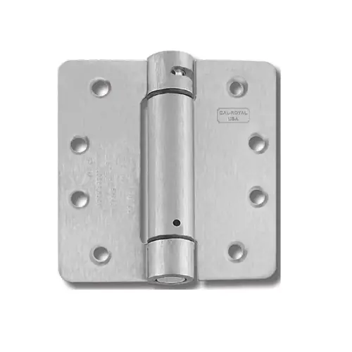 4x4 SPRING HINGE 1/4 RADIUS .1 Bright Chrome