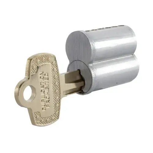 Keyed Alike SFIC 7-Pin Interchangeable Core Satin Chrome
