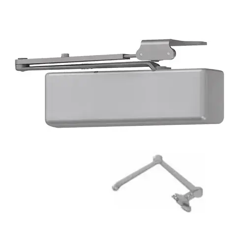 Parallel Arm Super Smoothee Adjustable 1-6 Surface Mounted Delay Spring Cush Door Closer with TBSRT Thru Bolts 689 Aluminum Finish Parallel Arm Super Smoothee Adjustable 1-6 Surface Mounted Delay Spring Cush Door Closer with TBSRT Thru Bolts 689 Aluminum Finish