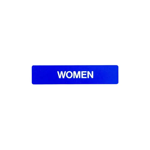 1-3/4 x 8 Women Door Sign With Braille 1-3/4 x 8 Women Door Sign With Braille